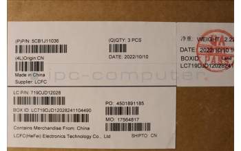 Lenovo 5CB1J11036 Tastatur inkl. Topcase spanisch L82QF FPSB