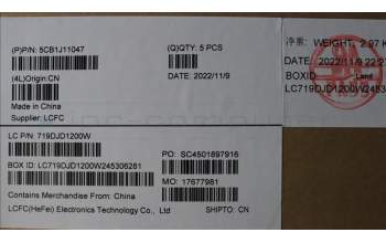 Lenovo 5CB1J11047 Tastatur inkl. Topcase ASM_BEL L82QF FPSB
