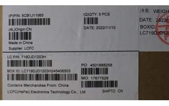 Lenovo 5CB1J11065 Tastatur inkl. Topcase ASM_POR L82QF FPSG