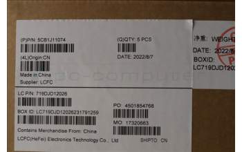 Lenovo 5CB1J11074 Tastatur inkl. Topcase ASM_EURO ENG L82QF FPSG