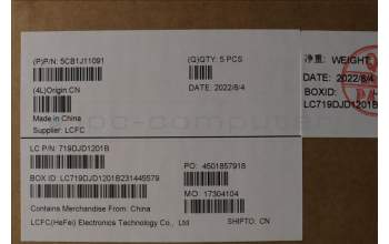 Lenovo 5CB1J11091 Tastatur inkl. Topcase ASM_HUN L82QF NFPSB