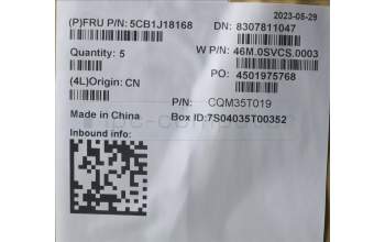 Lenovo 5CB1J18168 COVER C COVER ASM WFC BLACK 300W Gen4