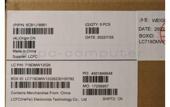 Lenovo 5CB1J18961 Tastatur inkl. Topcase ASM_GRE L82V7 FPGY