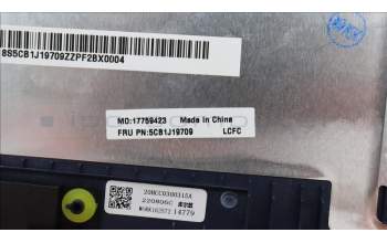 Lenovo 5CB1J19709 Tastatur inkl. Topcase deutsch L82V7 NFPAB