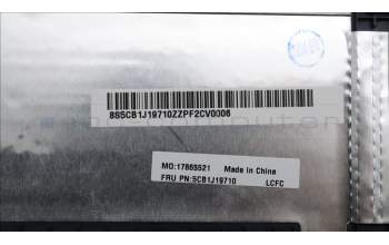 Lenovo 5CB1J19710 C-Cover with keyboard, Arabic, Abyss Blue, Non-Fingerprint, US