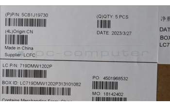 Lenovo 5CB1J19730 Tastatur inkl. Topcase spanisch L82V7 NFPGY