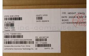 Lenovo 5CB1J19744 Tastatur inkl. Topcase ASM_NORDIC L82V7 NFPGY