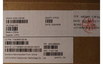 Lenovo 5CB1J19749 Tastatur inkl. Topcase ASM_EURO ENG L82V7NFPGY