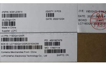 Lenovo 5CB1J23614 Tastatur inkl. Topcase spanisch L82UT CG