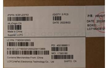 Lenovo 5CB1J23753 Tastatur inkl. Topcase spanisch L21EK MGR