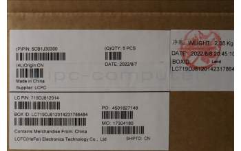 Lenovo 5CB1J30300 C-Cover with keyboard,USA English