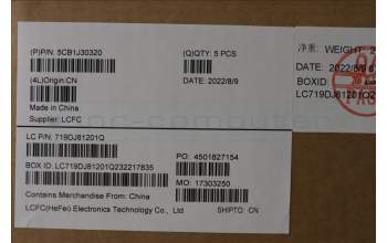 Lenovo 5CB1J30320 Tastatur inkl. Topcase schweiz L82TK_UG