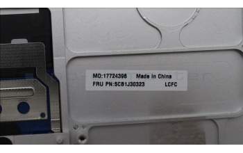 Lenovo 5CB1J30323 Tastatur inkl. Topcase ASM_TUR L82TK_UG