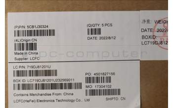 Lenovo 5CB1J30324 Tastatur inkl. Topcase ASM_UK L82TK_UG