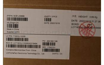 Lenovo 5CB1J30896 Tastatur inkl. Topcase ASM_POR L82UH FP BL