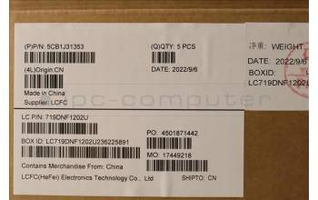 Lenovo 5CB1J31353 Tastatur inkl. Topcase ASM_ENG L82U9 CLGY