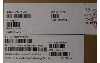 Lenovo 5CB1J31405 Tastatur inkl. Topcase schweiz L82U9 SG