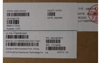 Lenovo 5CB1J31412 Tastatur inkl. Topcase ASM_ARA L82TD