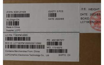 Lenovo 5CB1J31424 Tastatur inkl. Topcase ASM_HBW L82TD