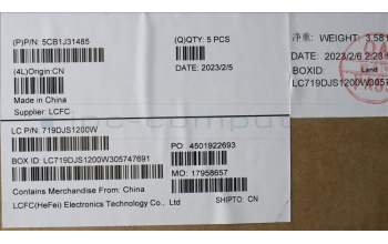 Lenovo 5CB1J31485 Tastatur inkl. Topcase ASM_BEL L82UG OG_WH