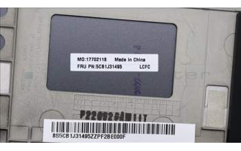 Lenovo 5CB1J31495 Tastatur inkl. Topcase deutsch L82UG OG_WH