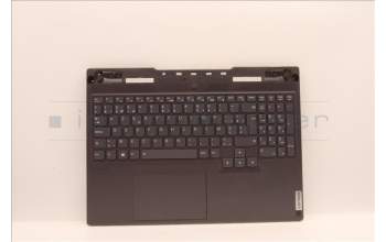 Lenovo 5CB1J32284 C-Abdeckung mit Tastatur, Belgisch, sturmgrau, Weiße Hintergrundbel., GB