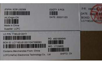 Lenovo 5CB1J32309 Tastatur inkl. Topcase schweiz L82UG SG_WH