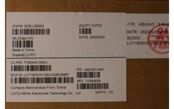 Lenovo 5CB1J36003 Tastatur inkl. Topcase ASM_CZE/SLK L82TL SG