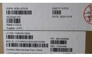 Lenovo 5CB1J37018 Tastatur inkl. Topcase ASM_TC L82TL SG