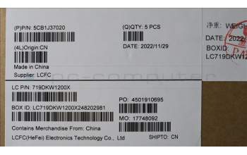 Lenovo 5CB1J37020 Tastatur inkl. Topcase ASM_TUR L82TL SG