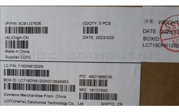 Lenovo 5CB1J37636 Tastatur inkl. Topcase ASM_POR L82V6 NFP_CG