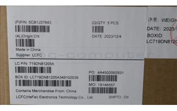 Lenovo 5CB1J37643 Tastatur inkl. Topcase deutsch L82V6 NFP_CG