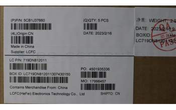 Lenovo 5CB1J37660 Tastatur inkl. Topcase ASM_HBW L82V6 NFP_CG