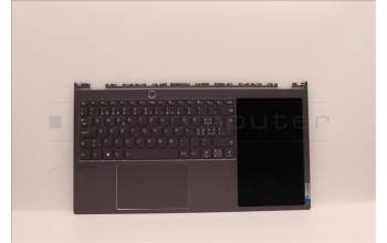 Lenovo 5CB1J38379 C-Cover with keyboard,Switzerland,Storm Grey