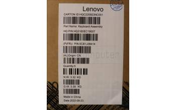 Lenovo 5CB1J38414 Tastatur inkl. Topcase ASM_ITA H 82UW D VGA