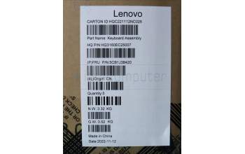 Lenovo 5CB1J38420 Tastatur inkl. Topcase ASM_RUS H 82UW D VGA