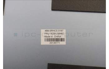 Lenovo 5CB1J38462 COVER - LCD Cover W 82R7 AL SB 2.2K