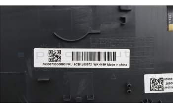 Lenovo 5CB1J50972 Tastatur inkl. Topcase ASM_RUS C82SBRGB BLA