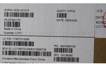 Lenovo 5CB1J51015 Tastatur inkl. Topcase ASM_EURO ENG L82UU CG