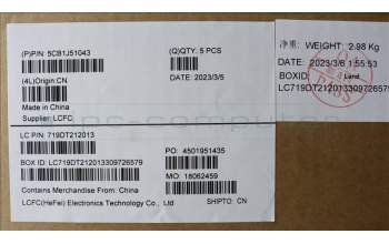 Lenovo 5CB1J51043 Tastatur inkl. Topcase ASM_BEL L82UU SG