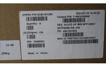 Lenovo 5CB1J51300 Tastatur inkl. TopcaseASM_SWS C82VG NFP CG