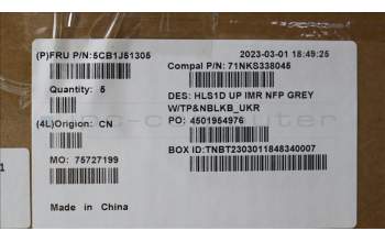 Lenovo 5CB1J51305 Tastatur inkl. TopcaseASM_UKR C82VG NFP CG