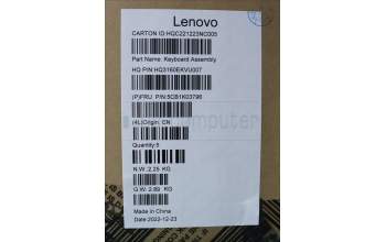 Lenovo 5CB1K03796 Tastatur inkl. Topcase ASM_POR H82WUSTGY