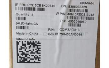 Lenovo 5CB1K20746 Tastatur inkl. Topcase ASM_ENG W82XX AB