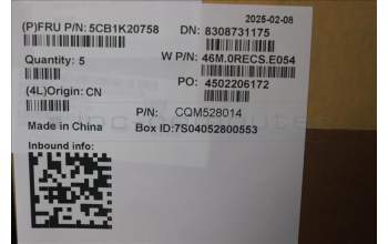 Lenovo 5CB1K20758 Tastatur inkl. Topcase ASM_FRA W82XX AB