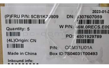 Lenovo 5CB1K20809 Tastatur inkl. Topcase schweiz W82XX AG BL