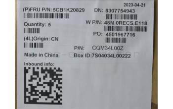 Lenovo 5CB1K20829 Tastatur inkl. Topcase deutsch W82XX AG