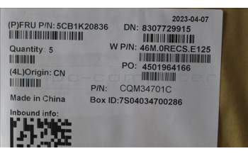 Lenovo 5CB1K20836 Tastatur inkl. Topcase ASM_BEL W82XX AG