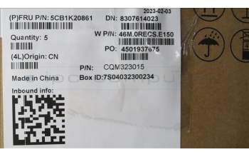 Lenovo 5CB1K20861 Tastatur inkl. Topcase deutsch W82XX SB BL