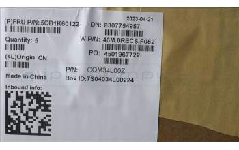 Lenovo 5CB1K60122 Tastatur inkl. Topcase ASM_FRA W 82XY AB